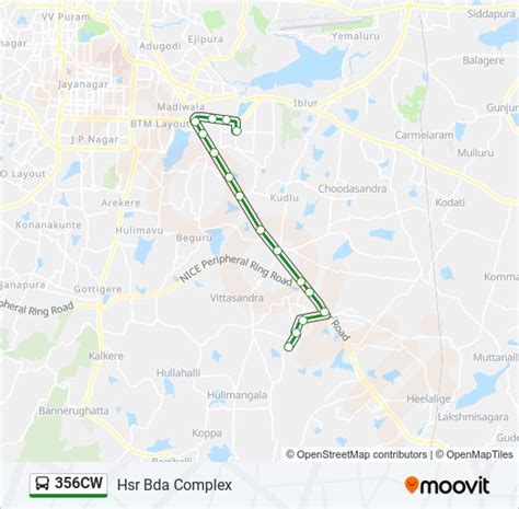 356cw bus route|356CW INFPL Route, Bengaluru .